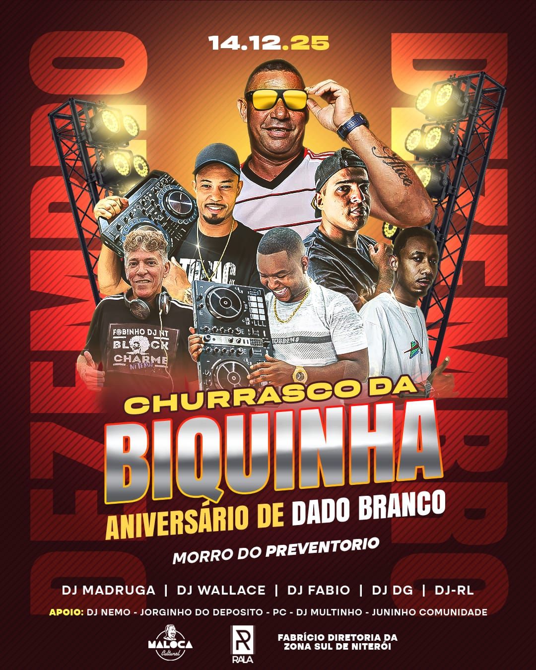 CHURRASCO DA BIQUINHA ANIVERSÁRIO DE DADO BRANCO